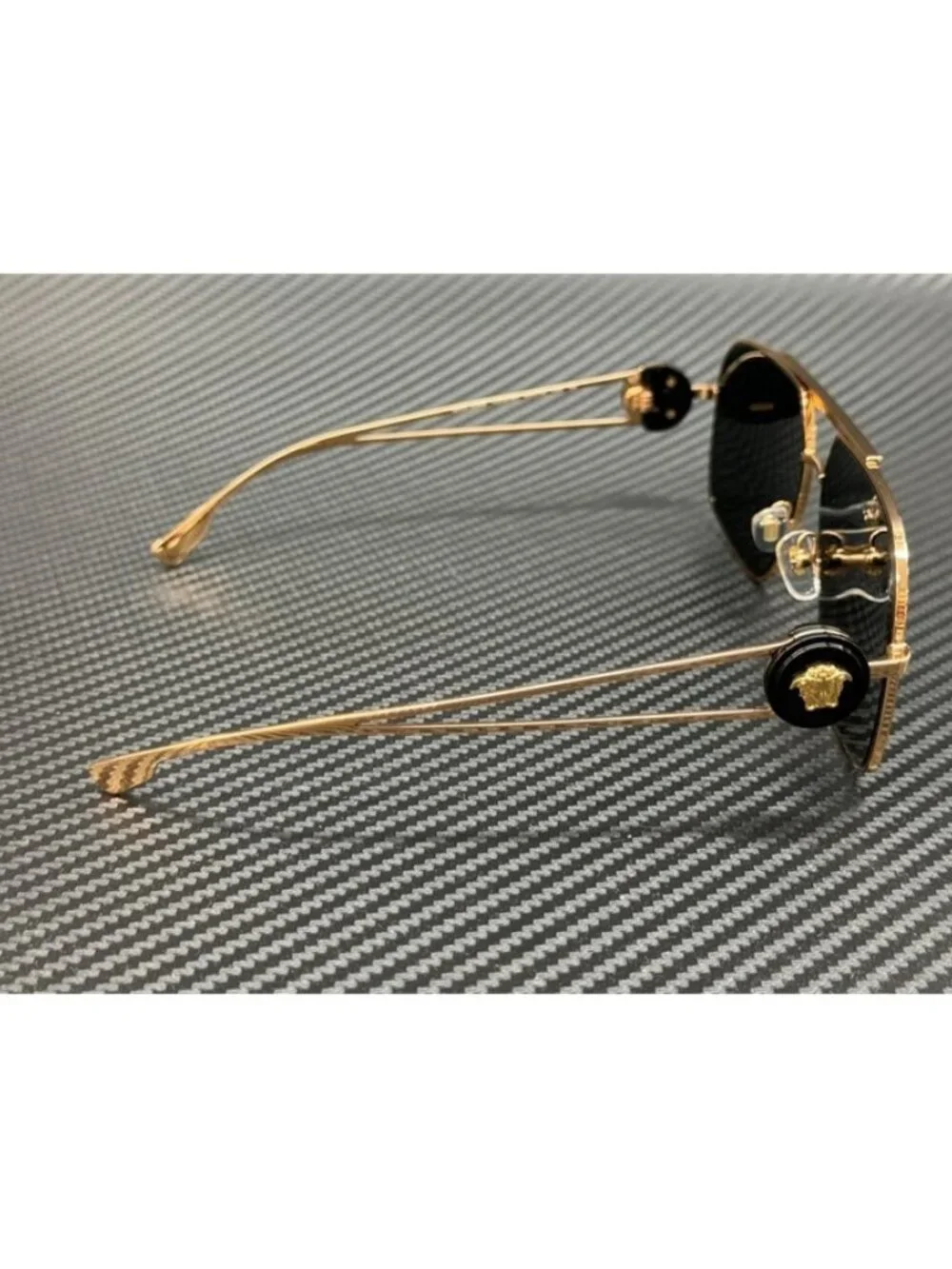 New Versace Men Gold Sunglasses 62-13-130